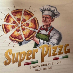 Super Pizza logo.
